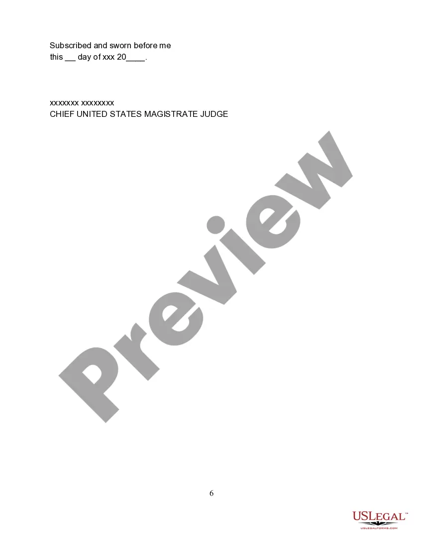 Preview Affidavit in Support of Search Warrant - Copyright