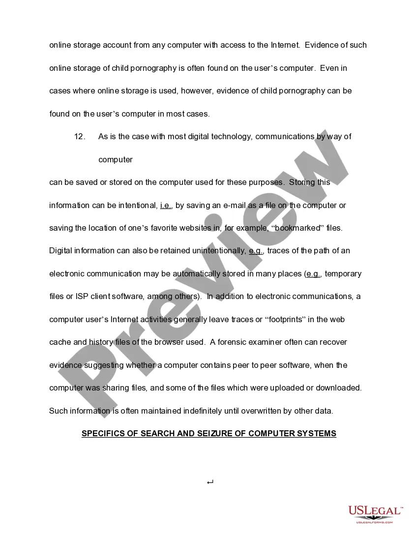 Get Affidavit in Support of Search Warrant - Child Exploitation Preview Affidavit in Support of Search Warrant - Child Exploitation