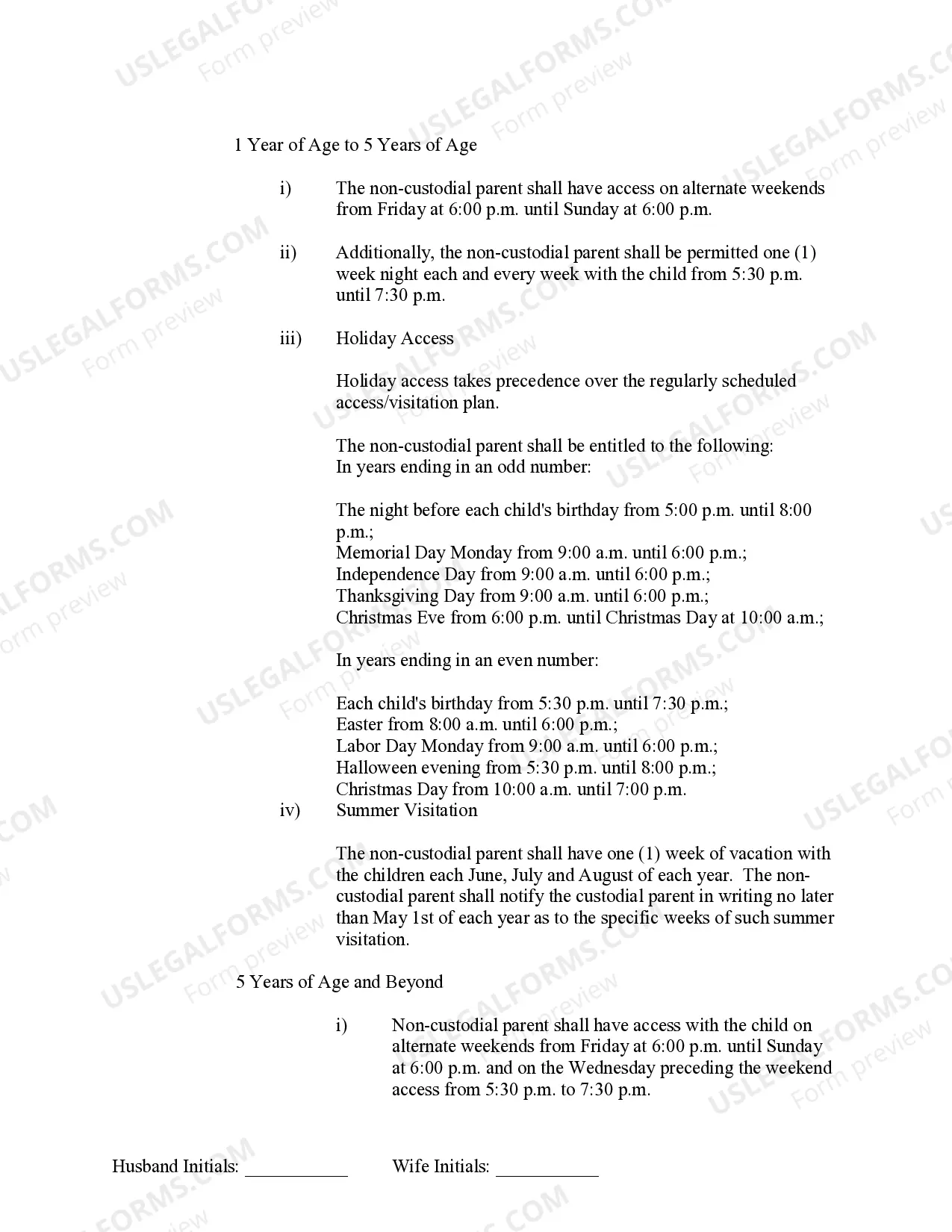 Preview Marital Domestic Separation and Property Settlement Agreement Minor Children no Joint Property or Debts effective Immediately