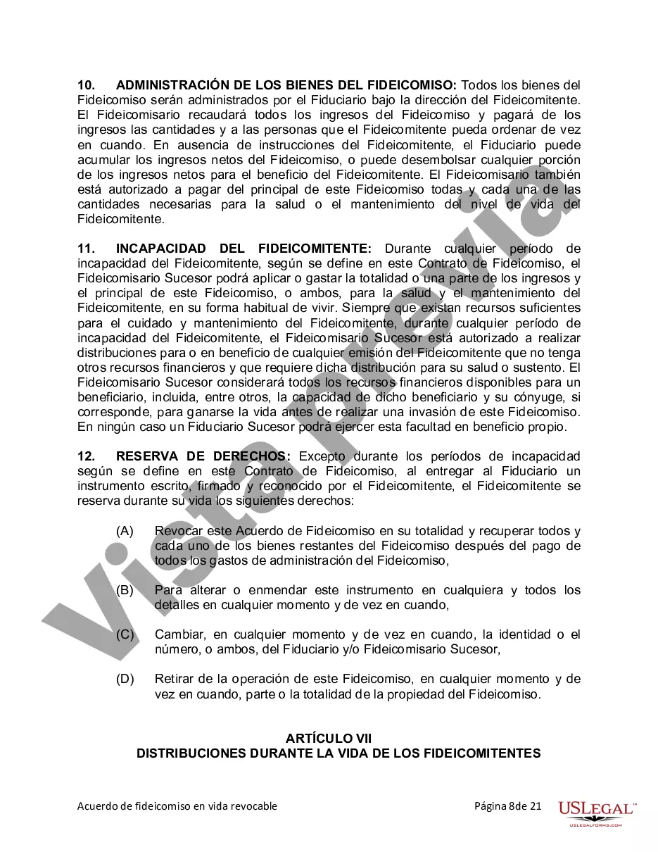 Preview Fideicomiso en vida para esposo y esposa con hijos menores o adultos
