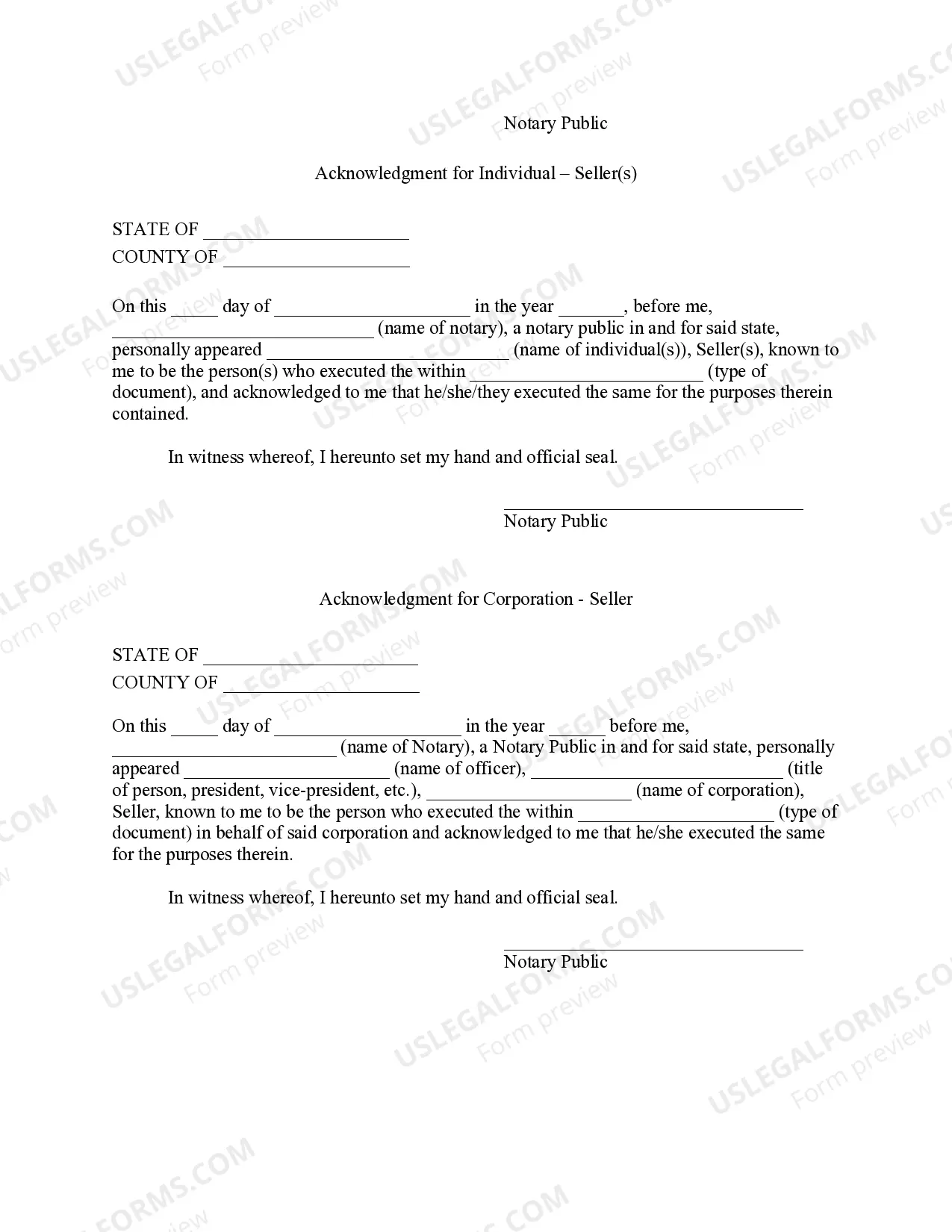 Preview Missouri Timber Sale Contract