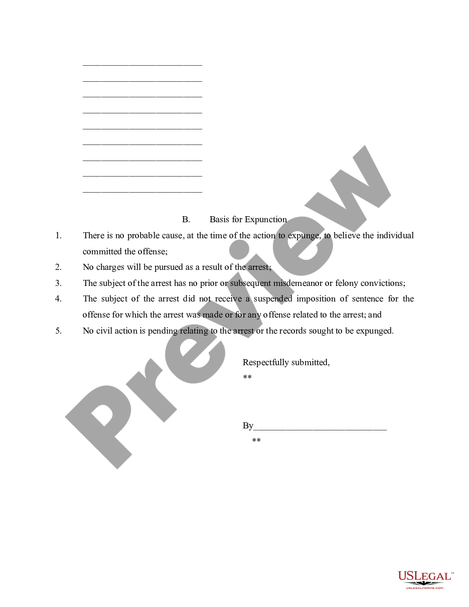 Missouri Expungement Package US Legal Forms