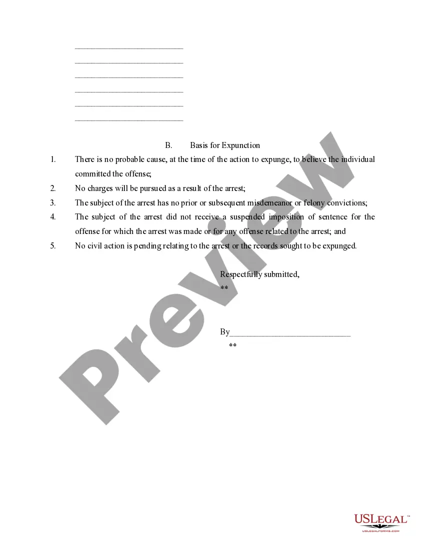 Preview Missouri Expungement Package