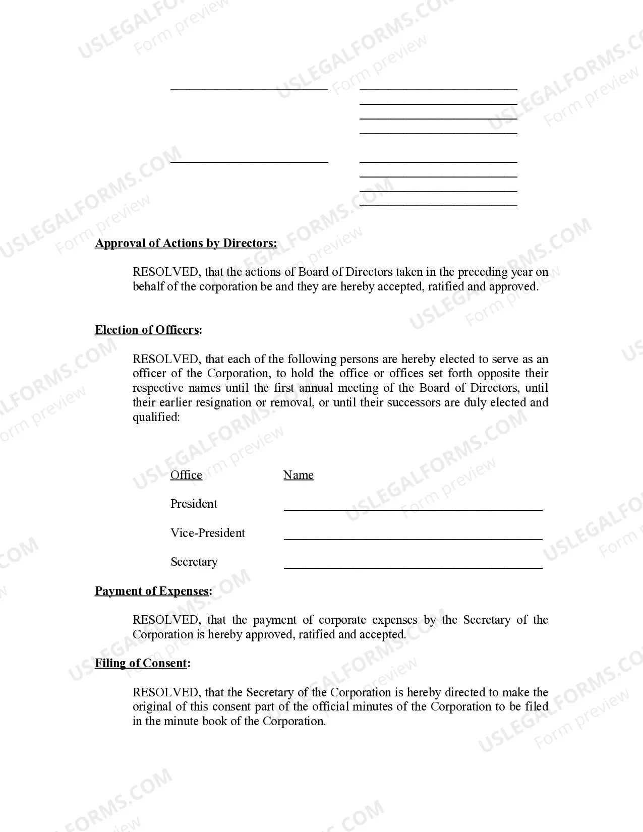 Preview Annual Minutes