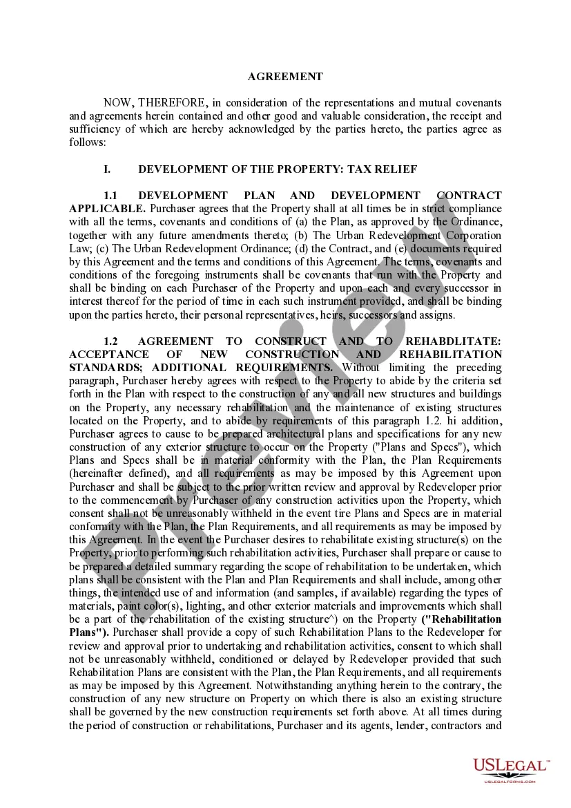 Get Parcel Area Development Agreement Preview Parcel Area Development Agreement