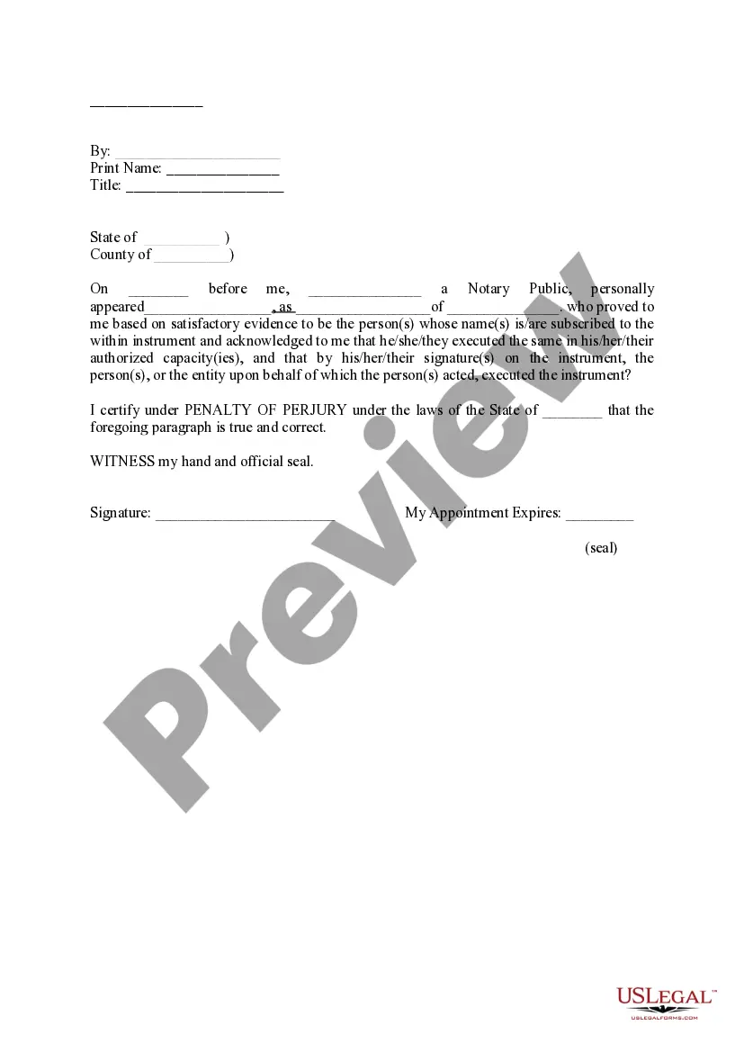 Preview Third Party Lender Agreement