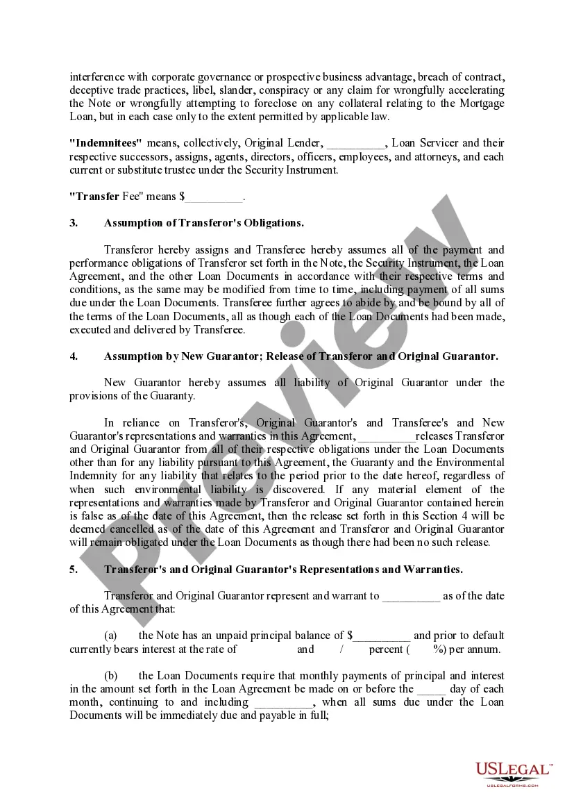 Preview Special Joint Tenancy Warranty
