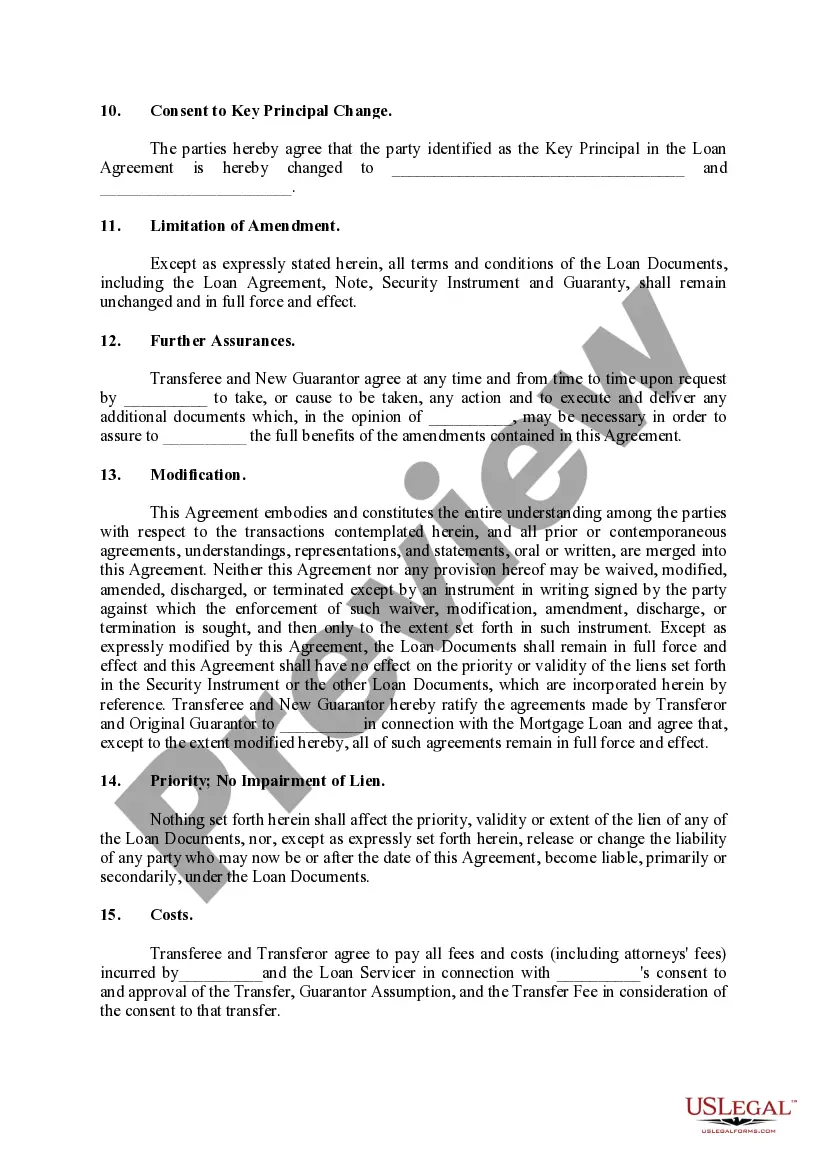 Preview Special Joint Tenancy Warranty