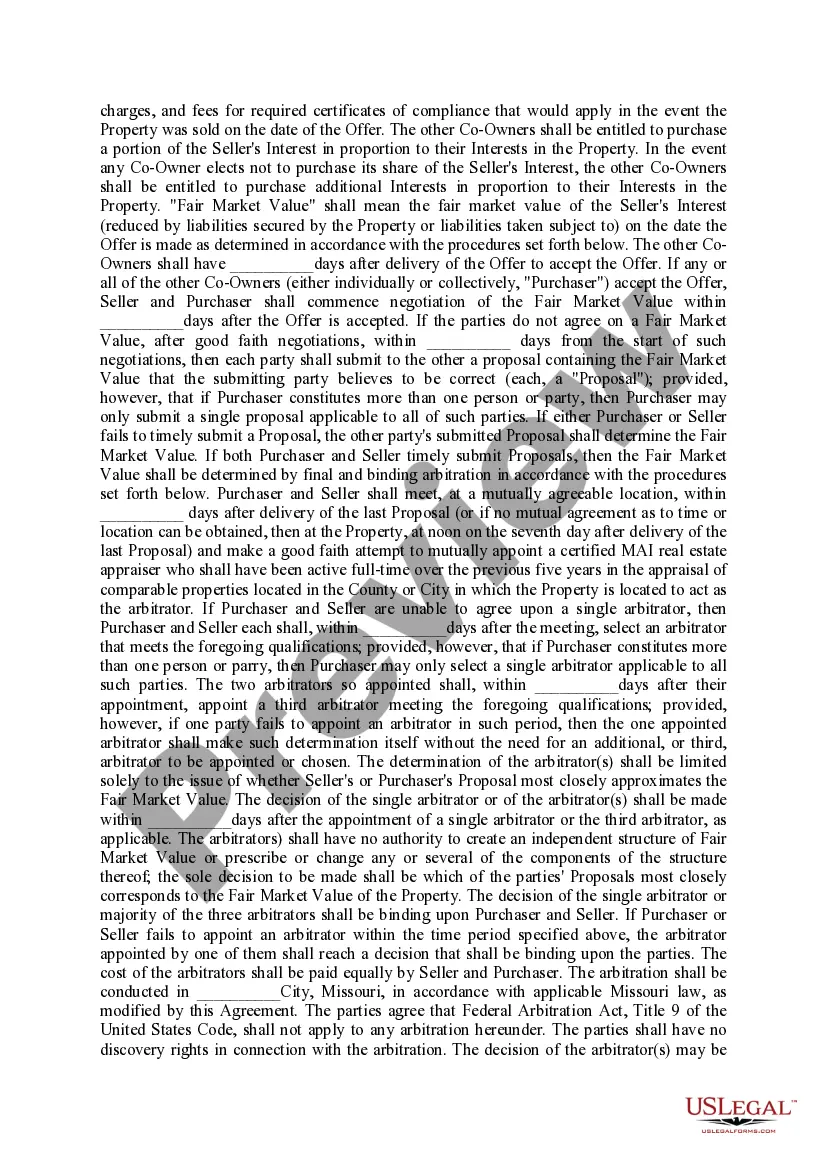 Preview Co-Owners Agreement