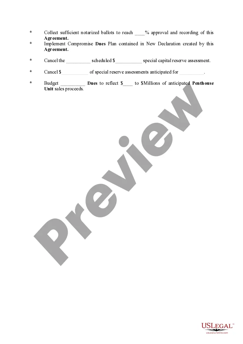 Preview Resolution Regarding TerminationAnd Dues Reformation Agreement