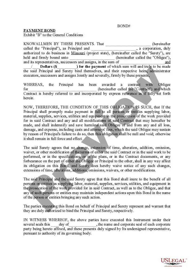 Preview Performance Bond