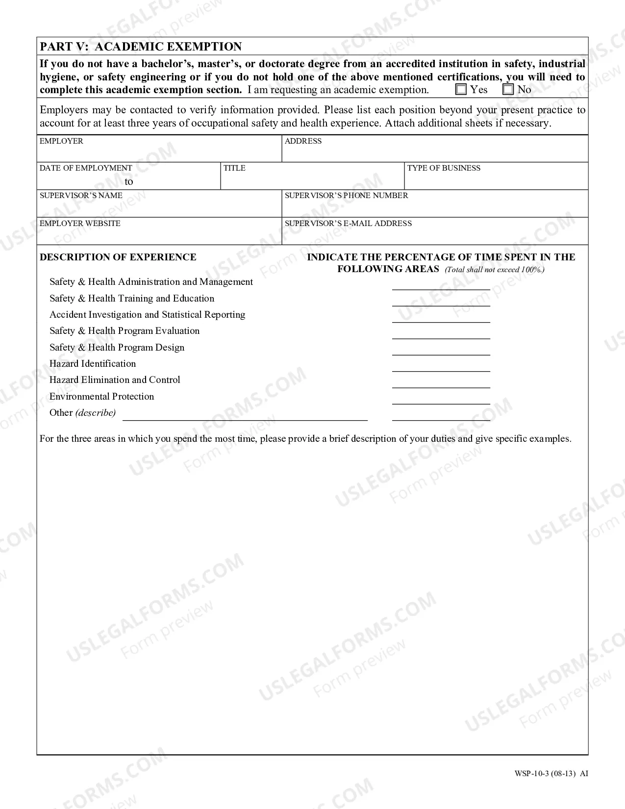 Preview Application for Certification - Safety Consultant/Safety Engineer