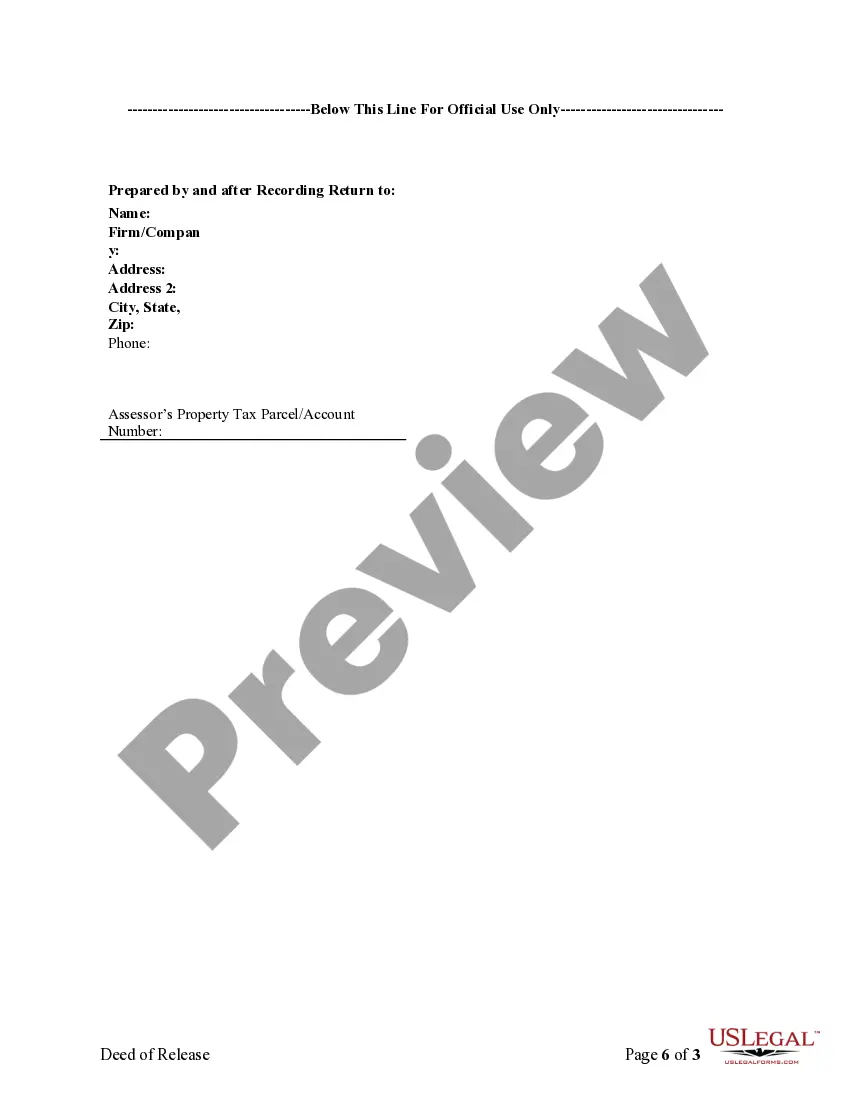 Preview Satisfaction, Release or Cancellation of Deed of Trust by Corporation