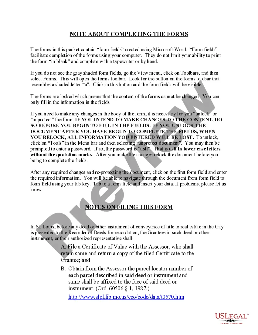 Get Warranty Deed for Separate or Joint Property to Joint Tenancy Preview Warranty Deed for Separate or Joint Property to Joint Tenancy