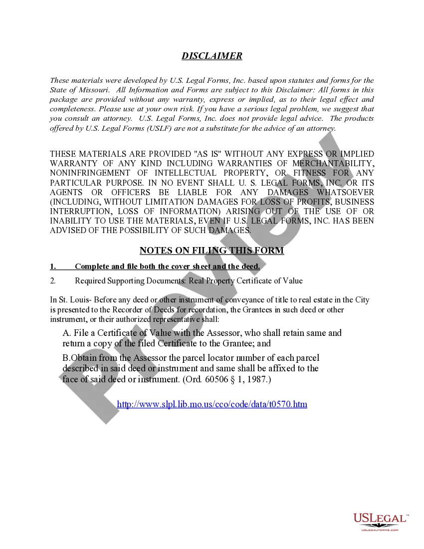 Get Warranty Deed from One Individual to Three Individuals as Tenants in Common Preview Warranty Deed from One Individual to Three Individuals as Tenants in Common