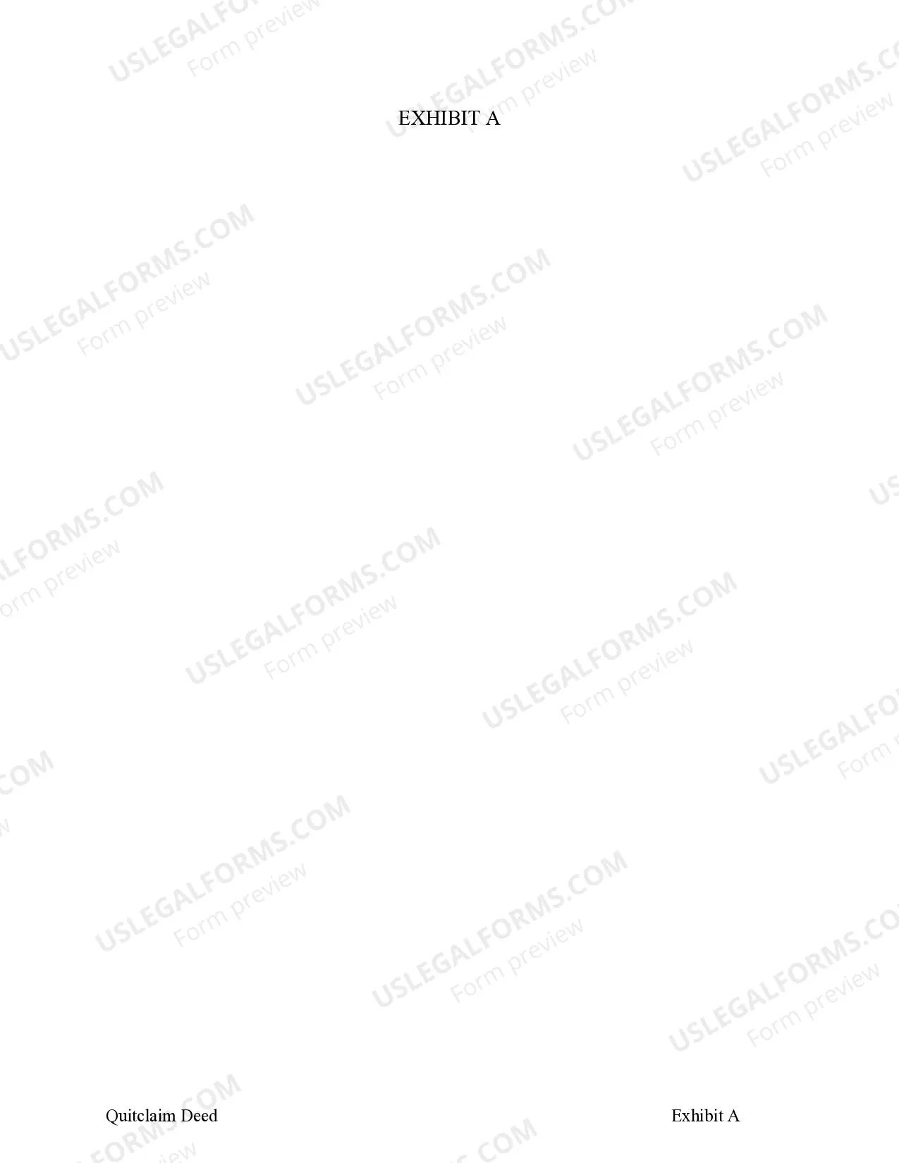 Preview Quitclaim Deed for Individuals or LLC to Corporation