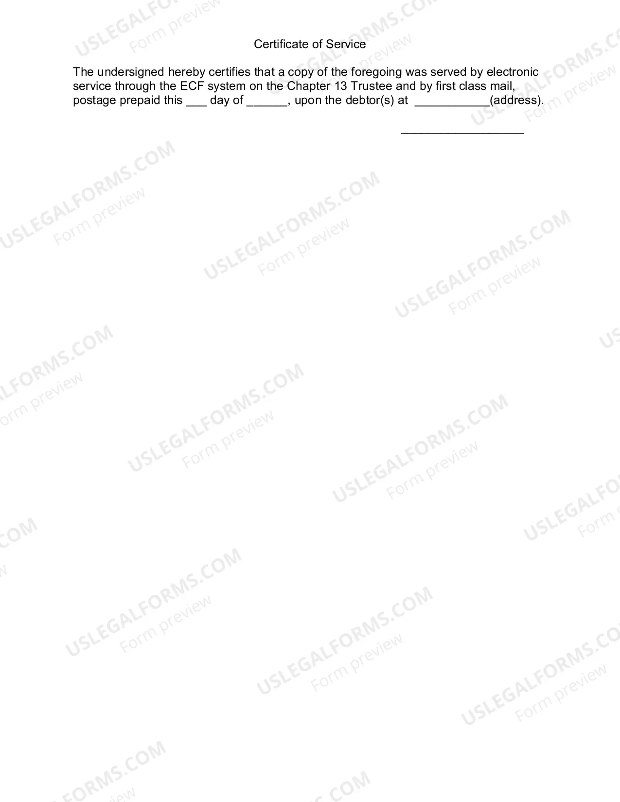 Preview Chapter 13 Attorney Fee Application (Short Form)