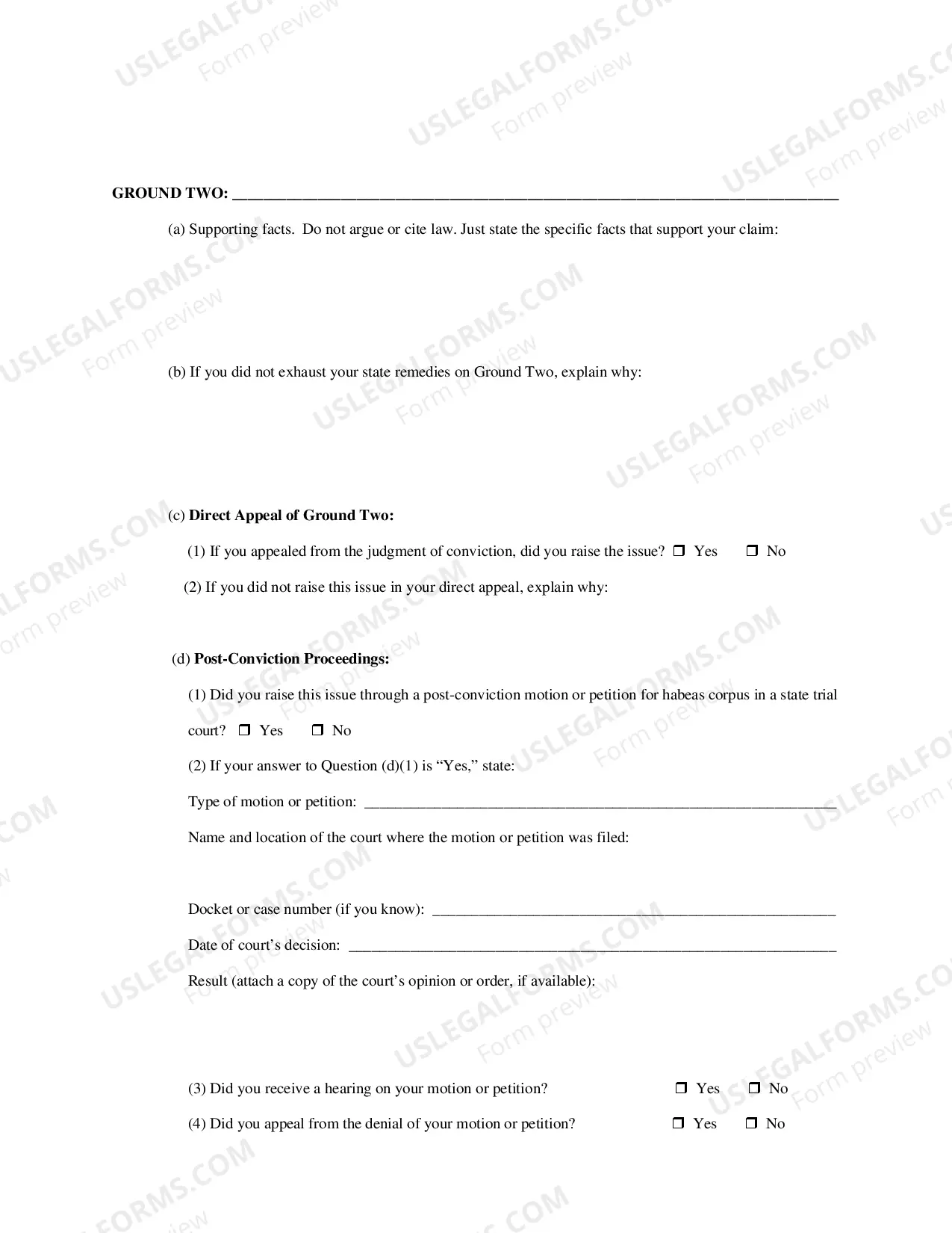 Preview 2254 Habeas Corpus Petition