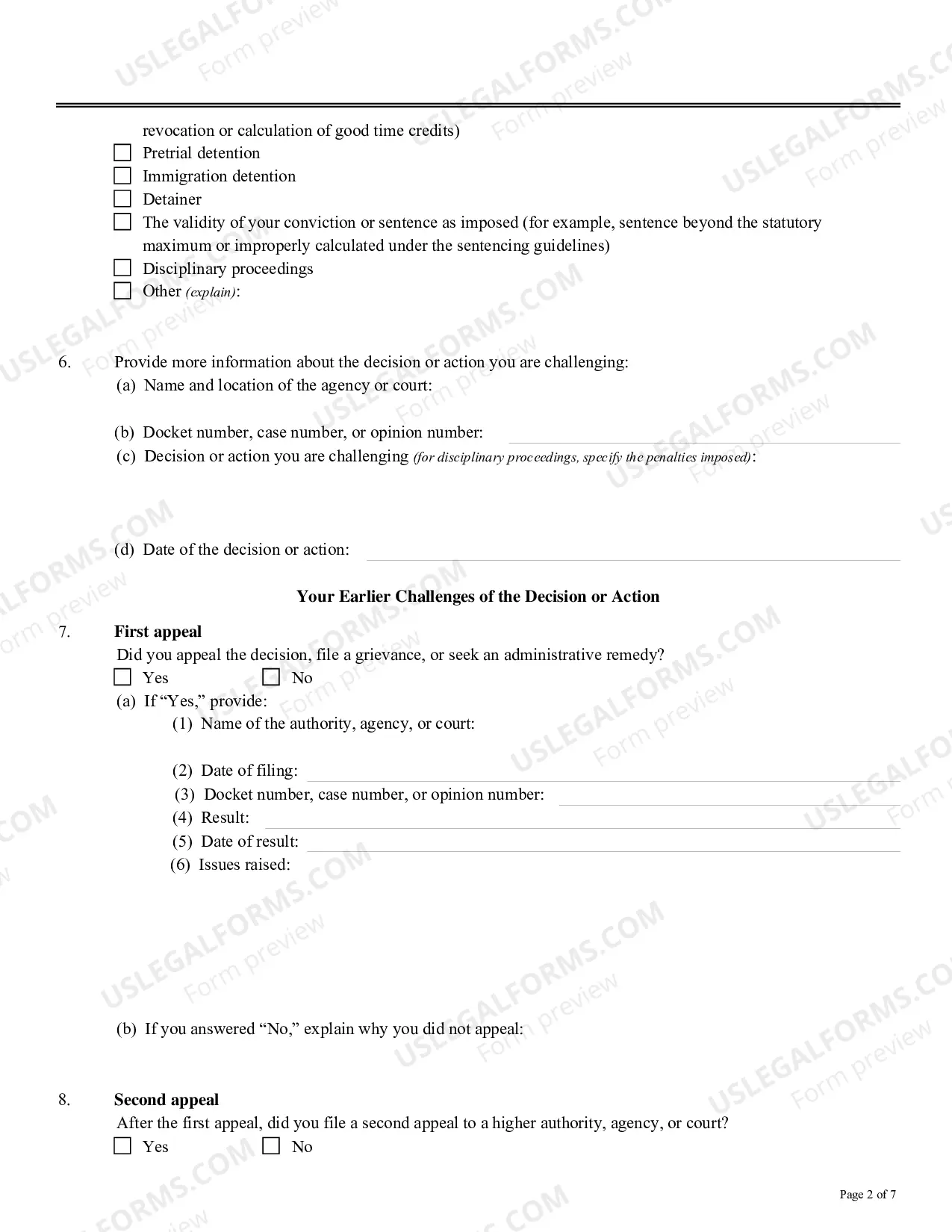 Preview 2241 Habeas Corpus Petition