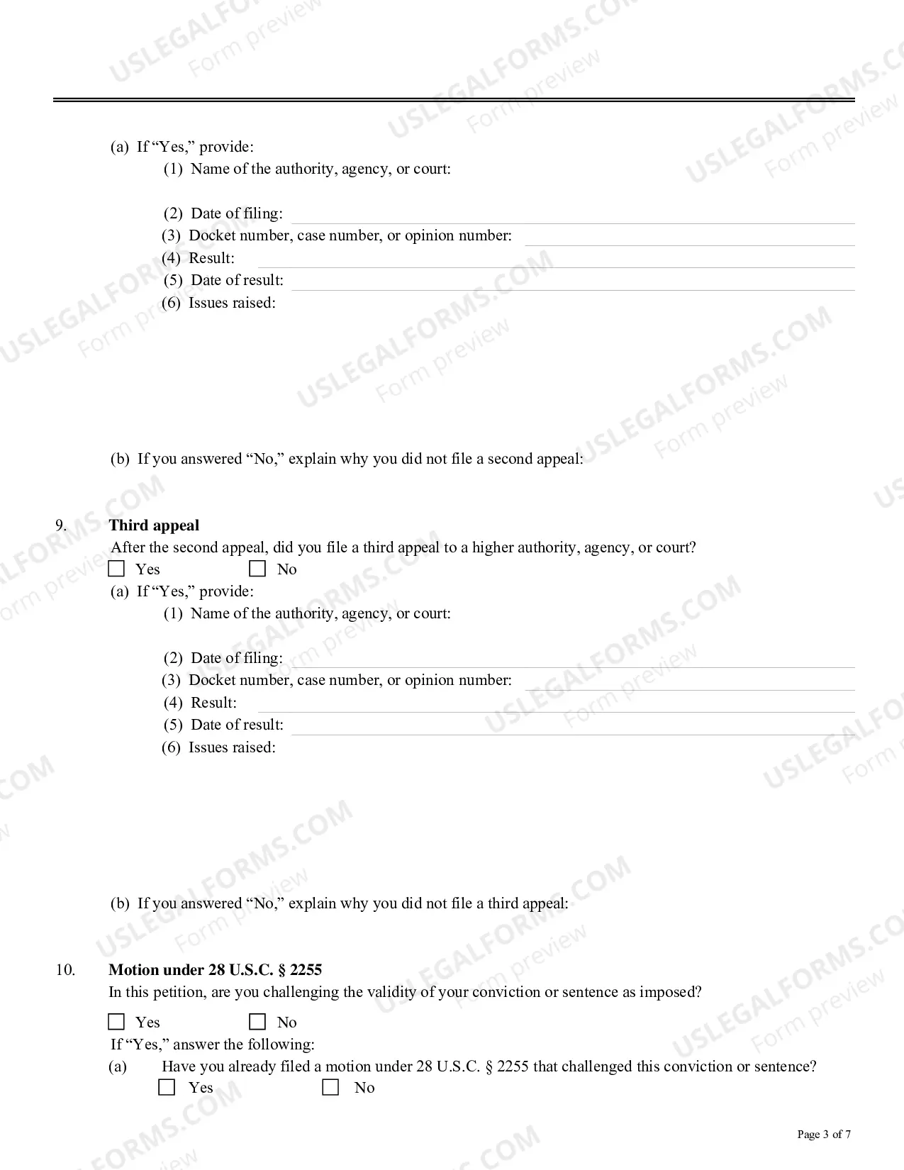 Preview 2241 Habeas Corpus Petition