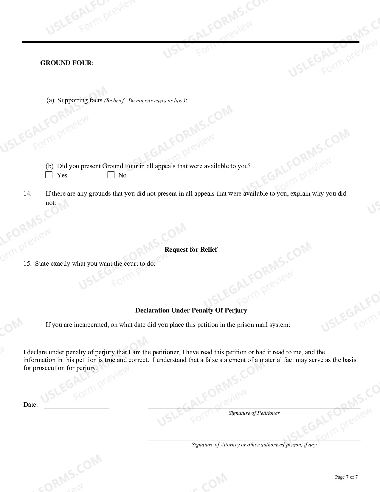 Preview 2241 Habeas Corpus Petition