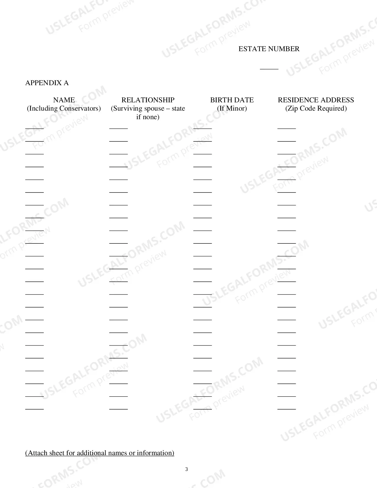 Preview Application For Letters of Administration