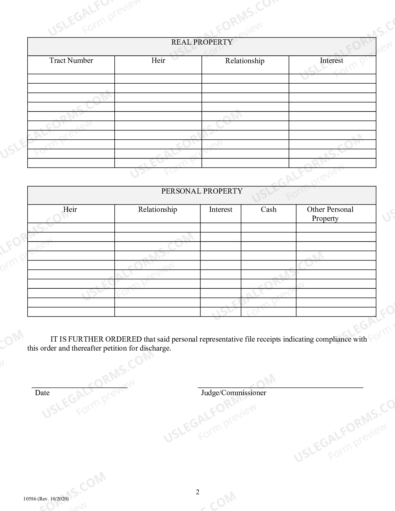 Preview Final Settlement Approved - Finding and Judgment of Heirship Succession and Distribution