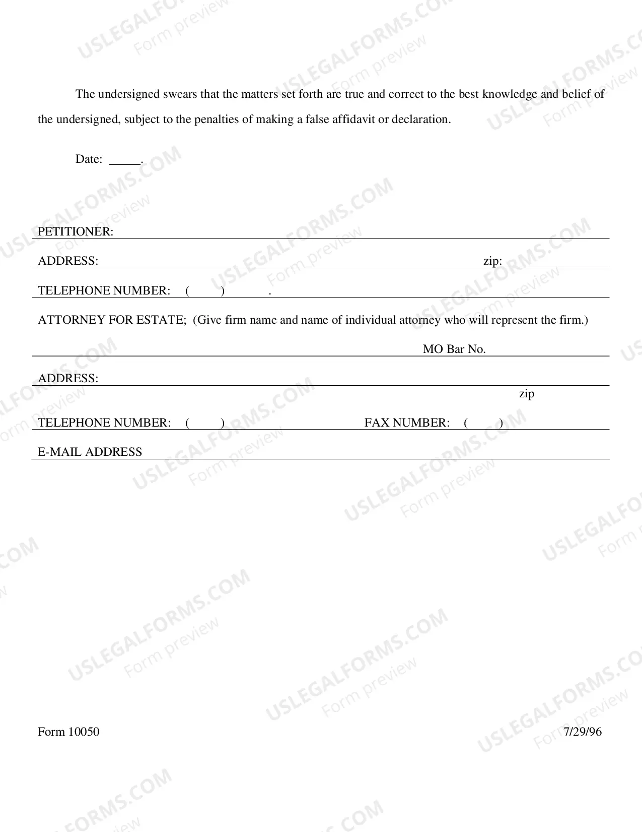 Preview Statement As To Death and Presentment of Instrument In Writing For Probate