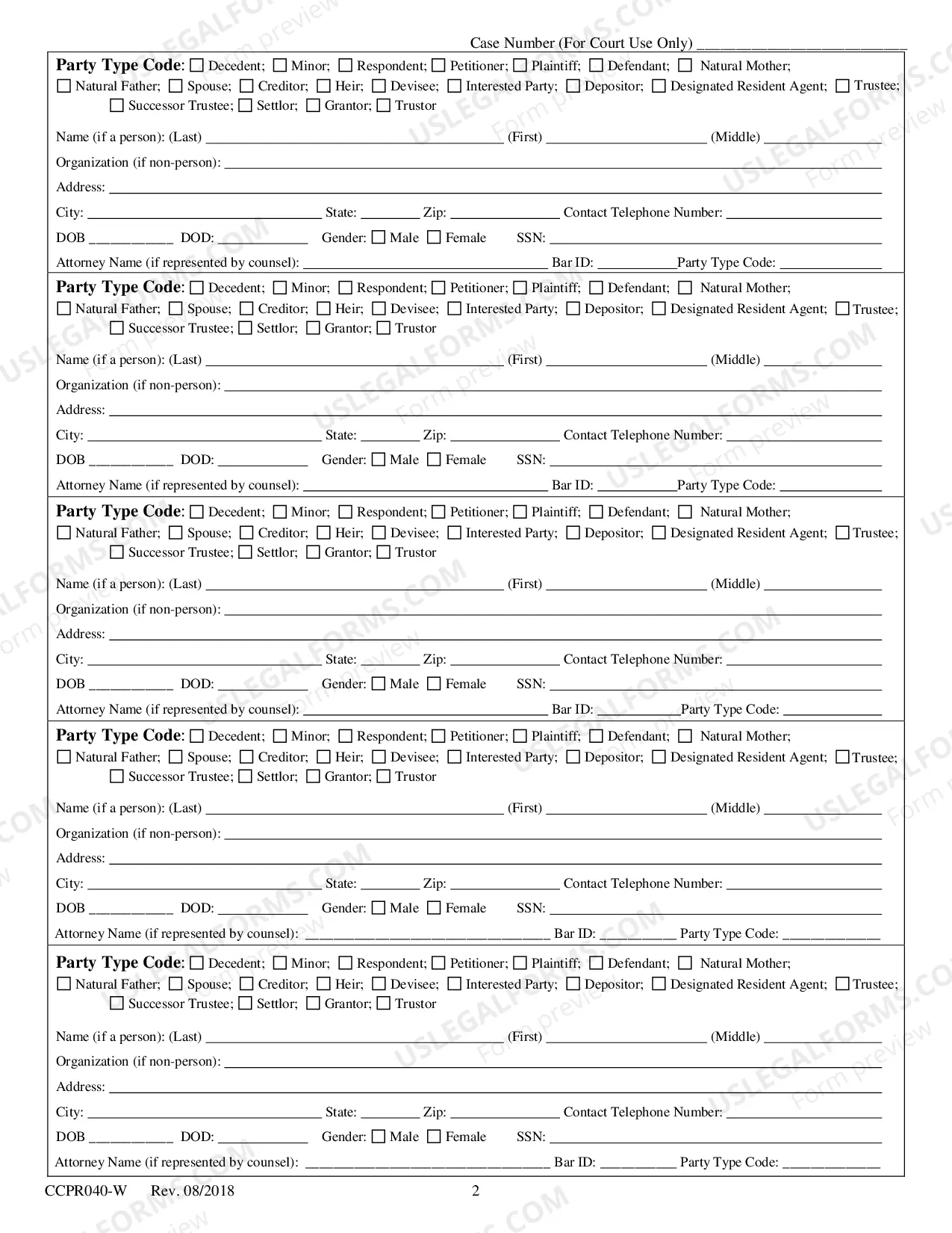 Preview Order To Enter and Inventory Safe Deposit Box