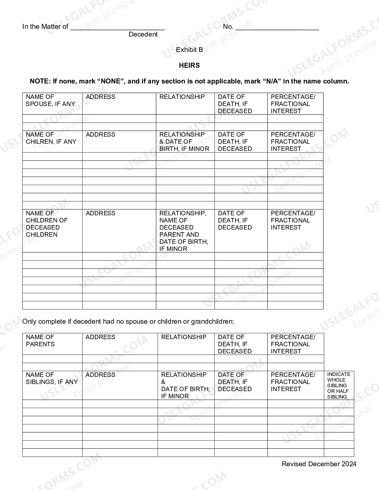Preview Petition For Determination of Heirship