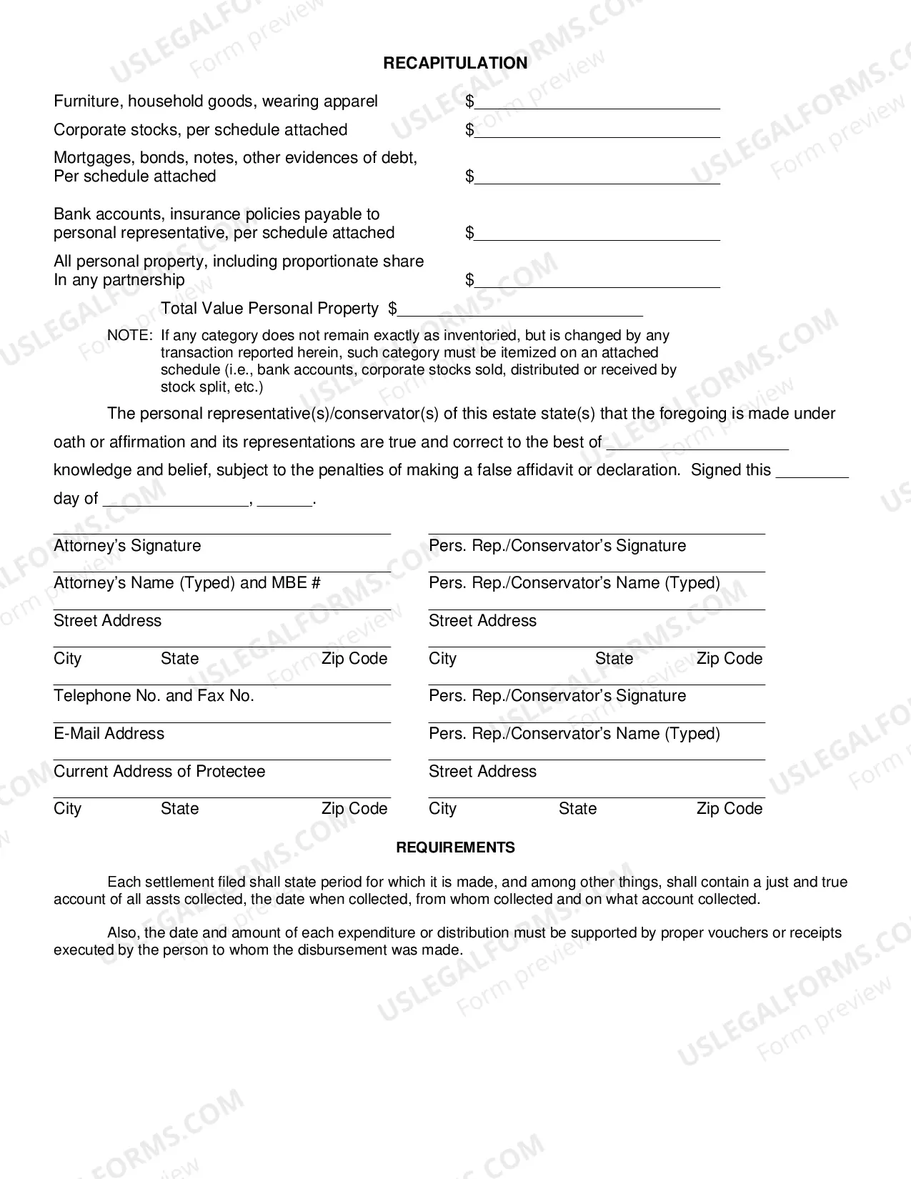 Preview Application For Probate of Will