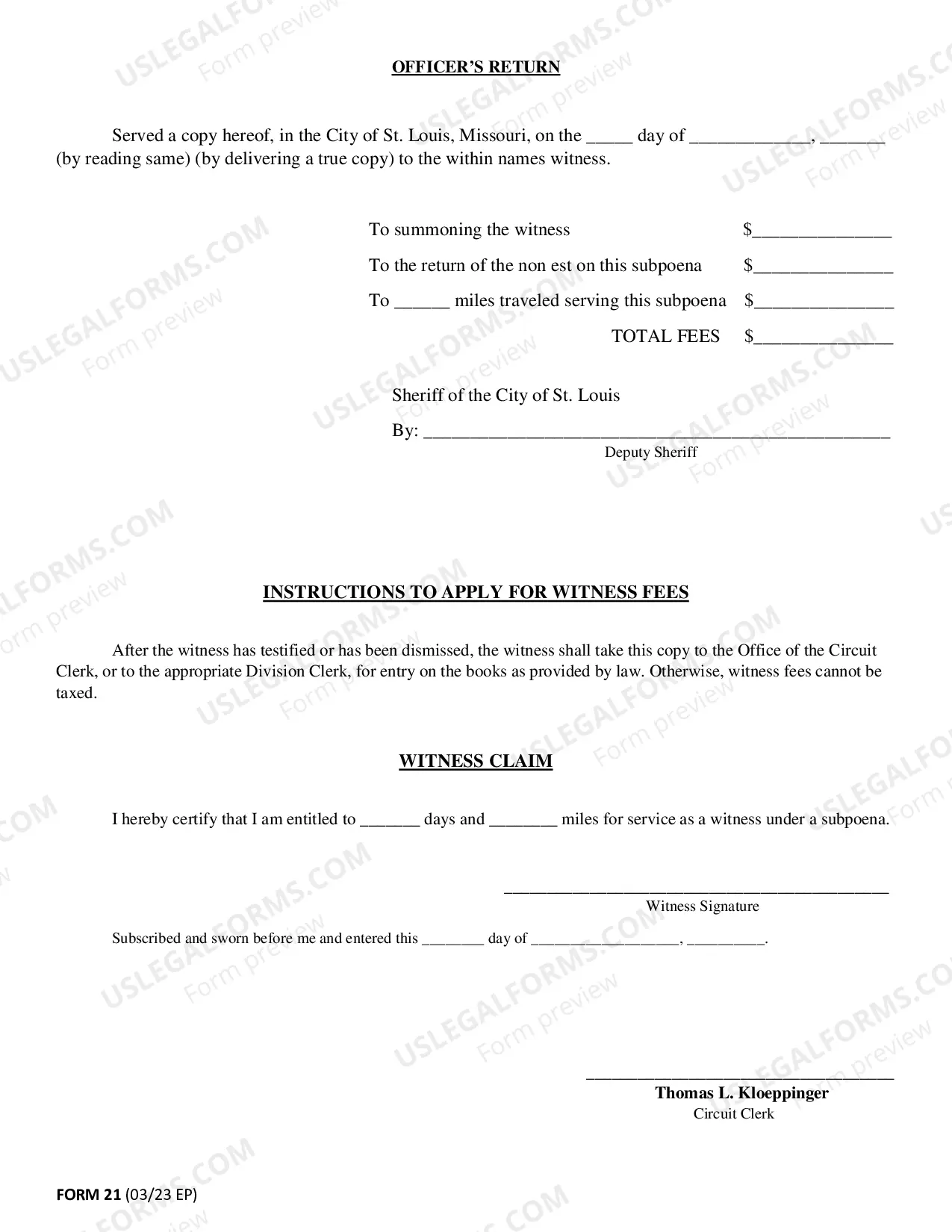 Preview Subpoena