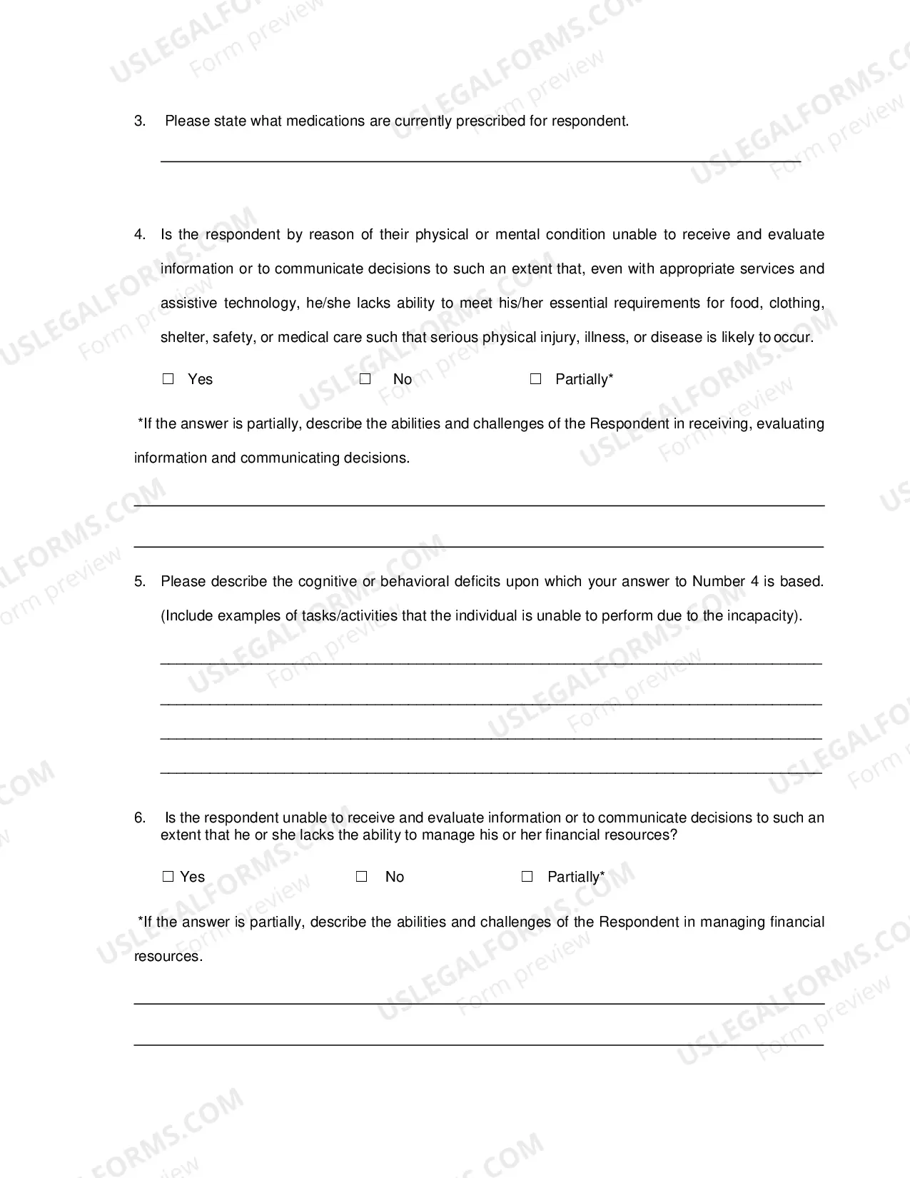 Preview Physician's Affidavit