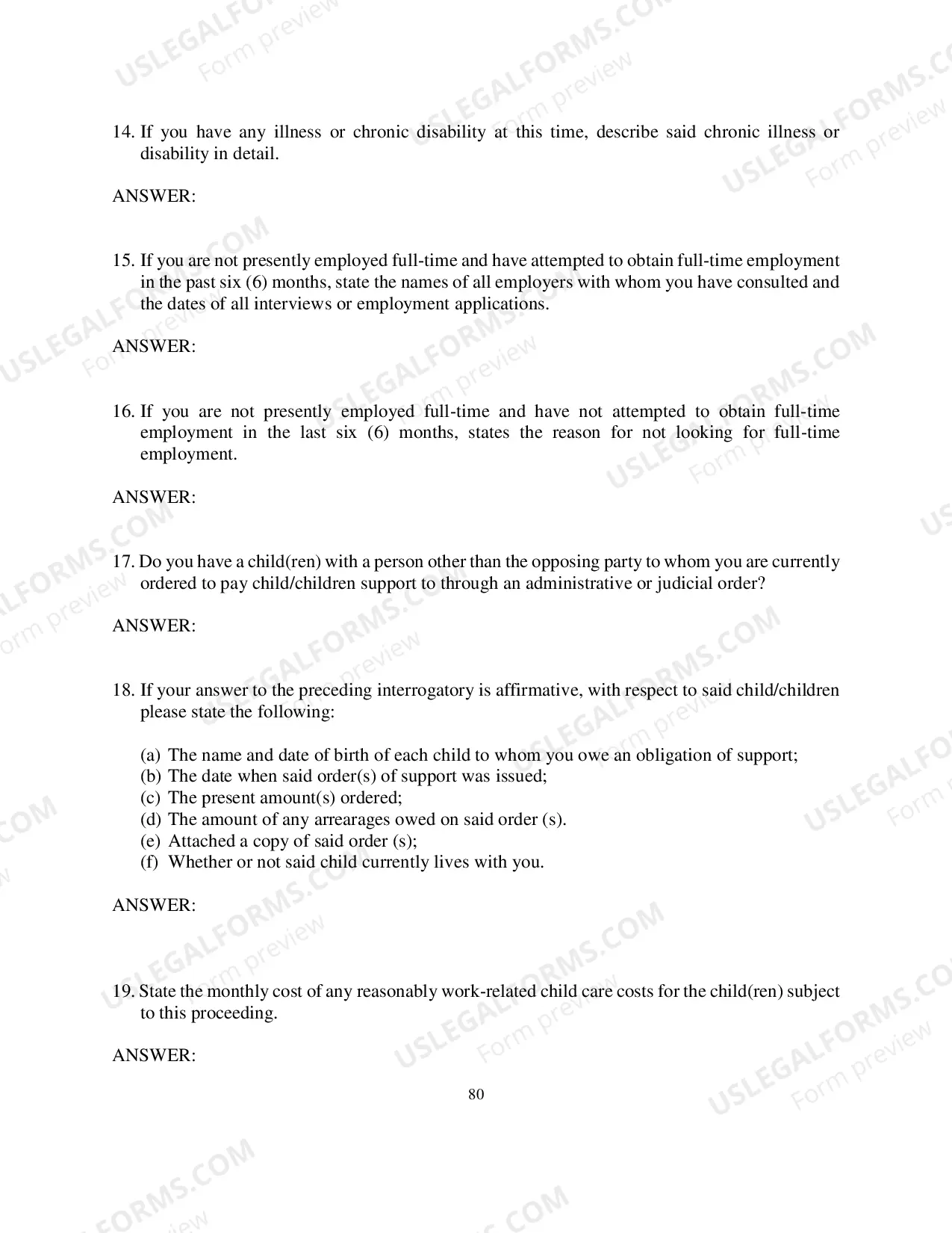 Preview First Interrogatories (Dissolution)