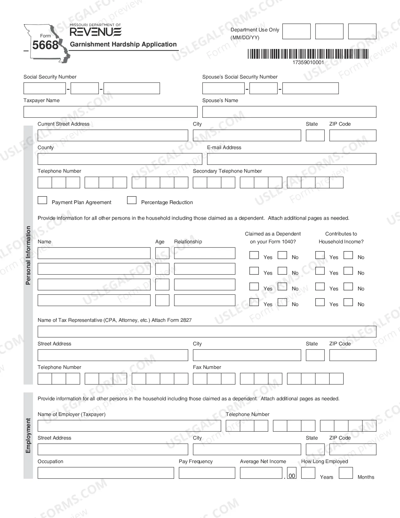 Preview Application For Temporary Or Continuing Hardship Exemption
