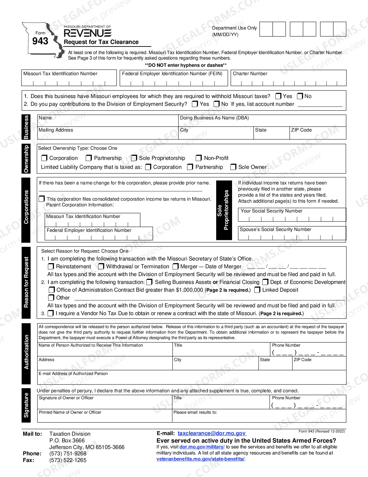 Preview Application For Certificate of Withdrawal of A Foreign Nonprofit Corporation