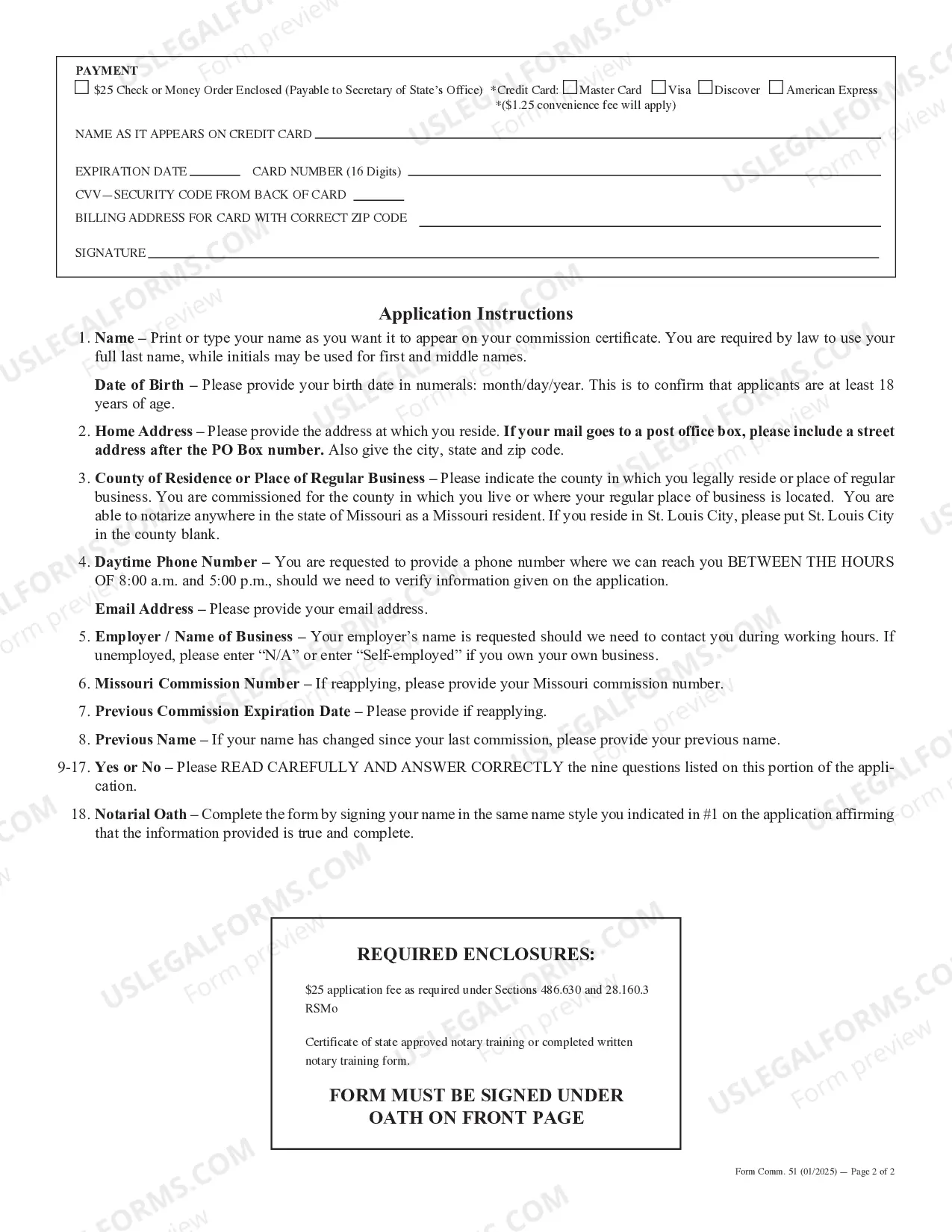 Preview Application For Commission As A Notary Public