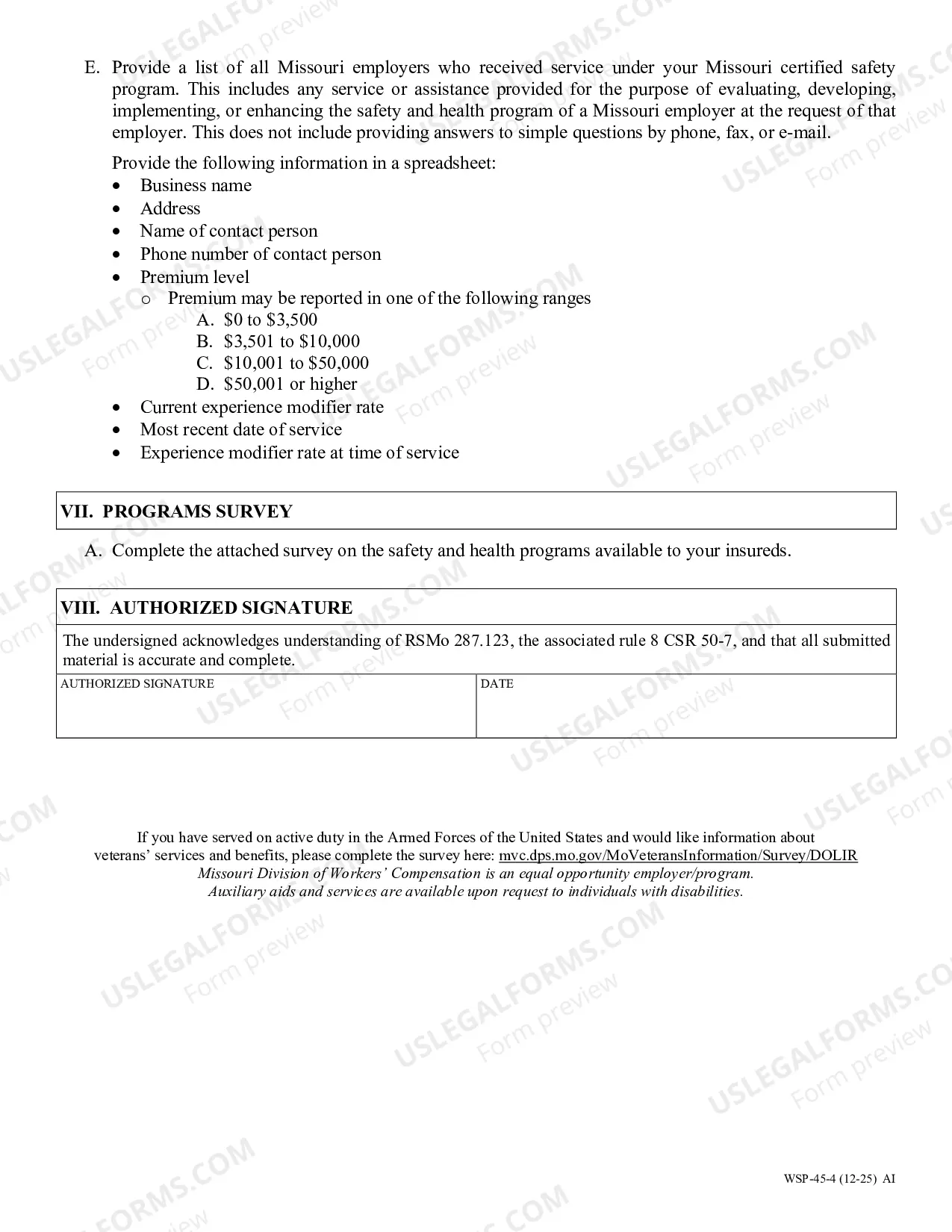 Preview Application For Annual Certification