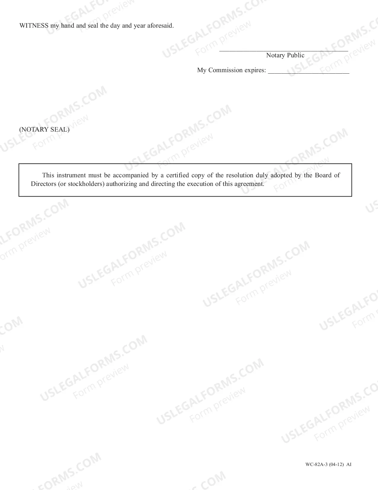 Preview Guaranty To Satisfy Compensation Claims Under Workers Compensation Law of Missouri