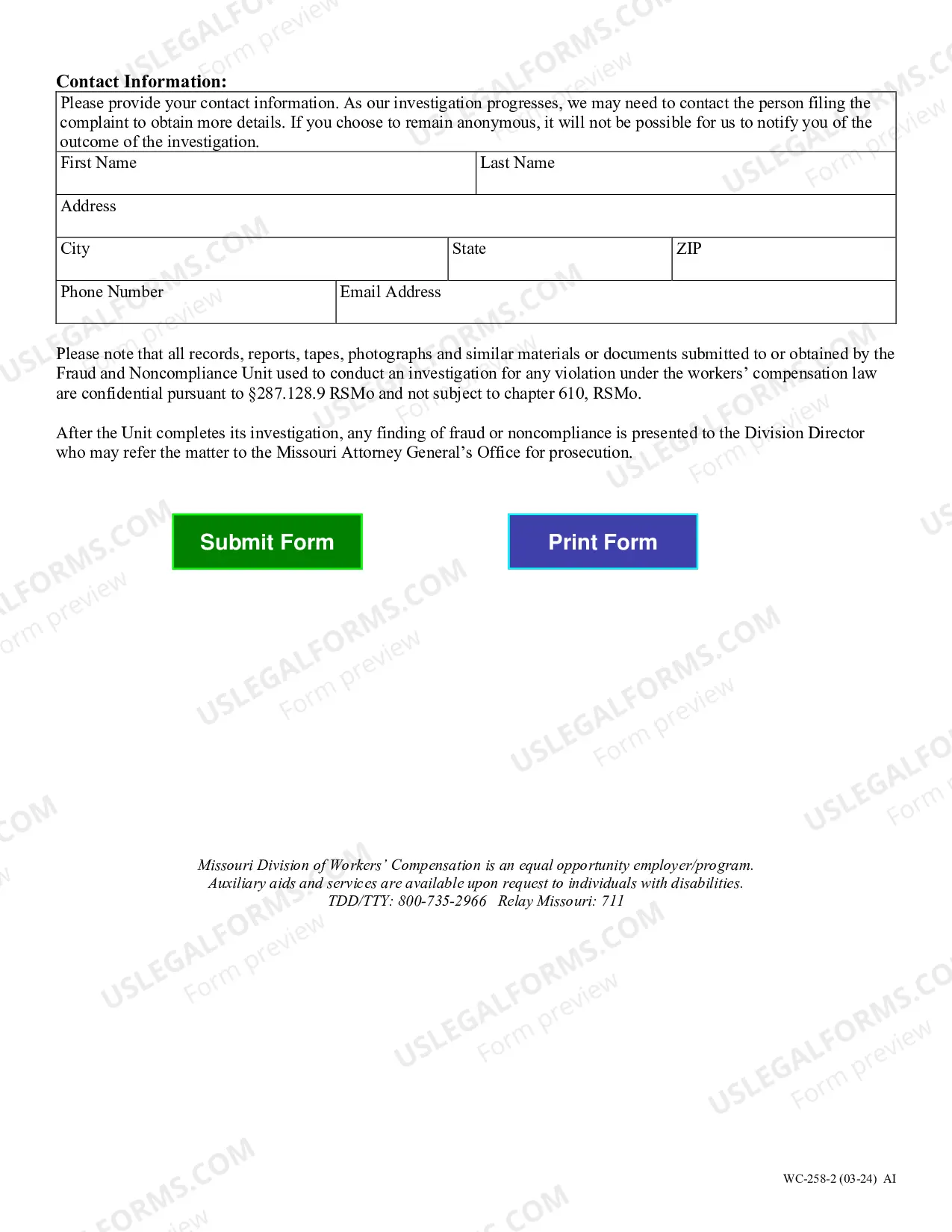 Preview Noncompliance Referral Form