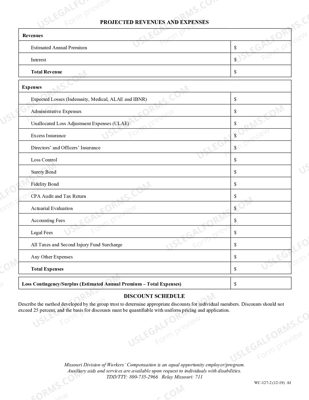 Preview Proposed Rates For Group Trust Self-Insurance