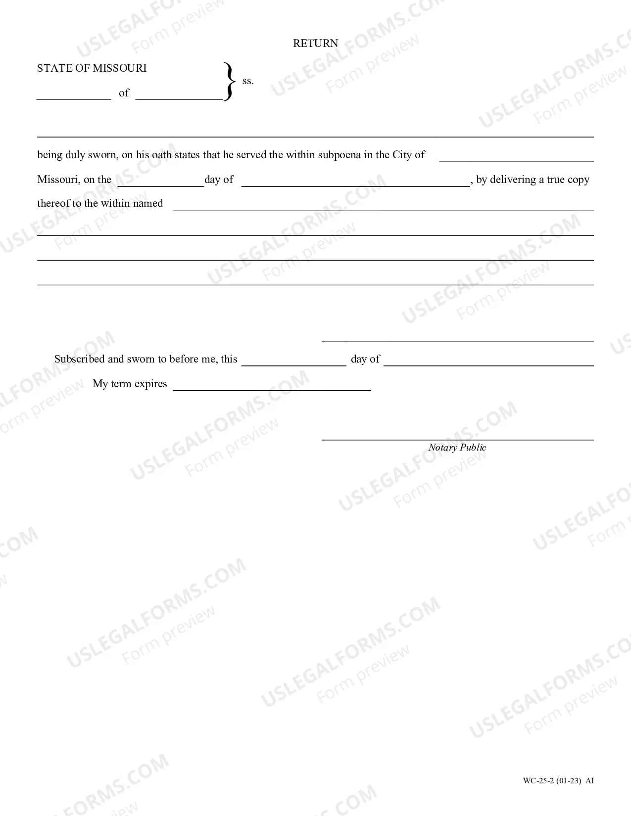 Preview Subpoena