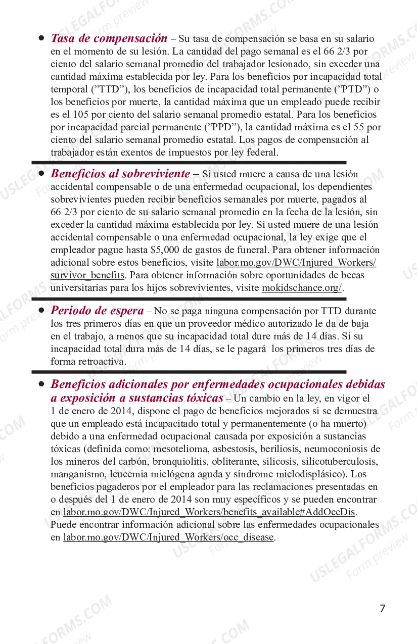 Preview Datos para Trabajadores Lesionados