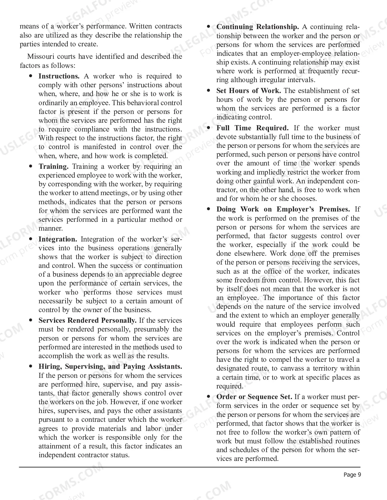 Preview Employers' Rights and Responsibilities