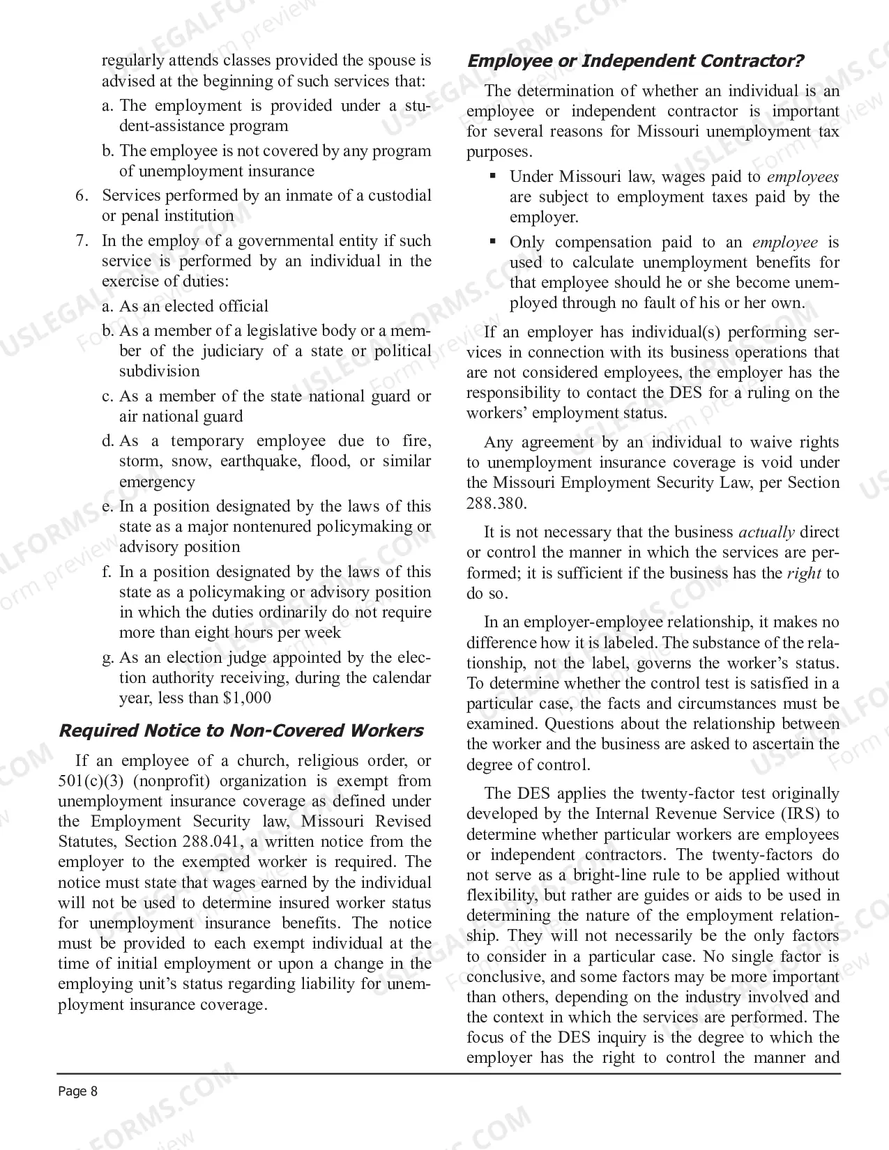 Preview Employers' Rights and Responsibilities