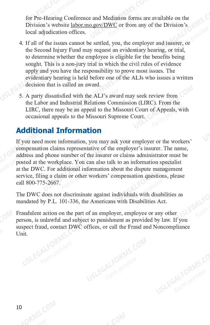 Preview Facts For Injured Workers