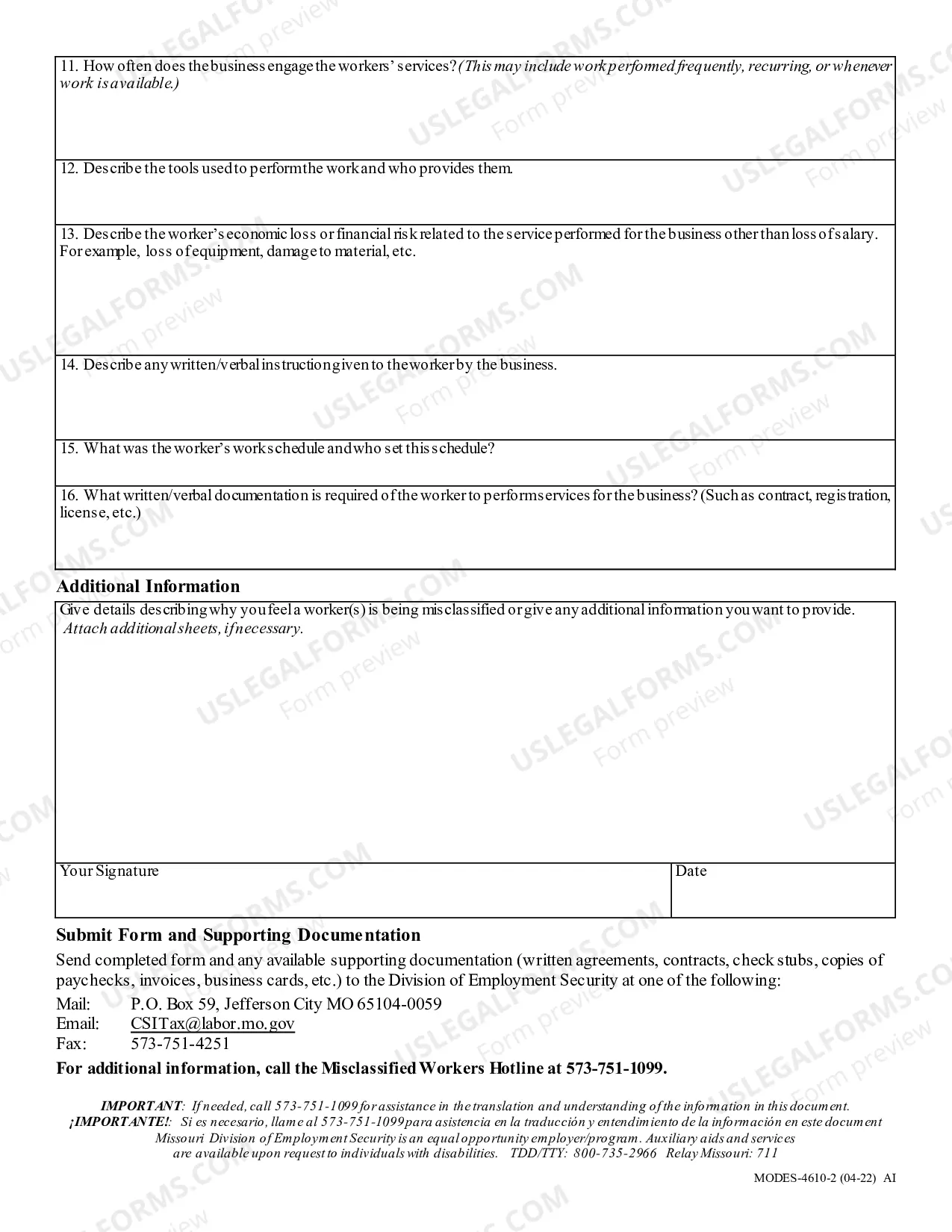 Preview Report Worker Misclassification/1099 Abuse