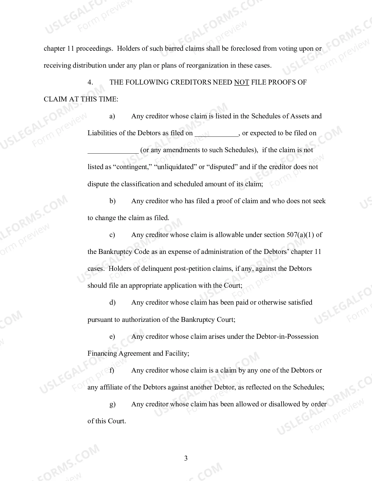 Preview Setting Claims Bar Date, Establishing Claims Processing and Objection Procedures