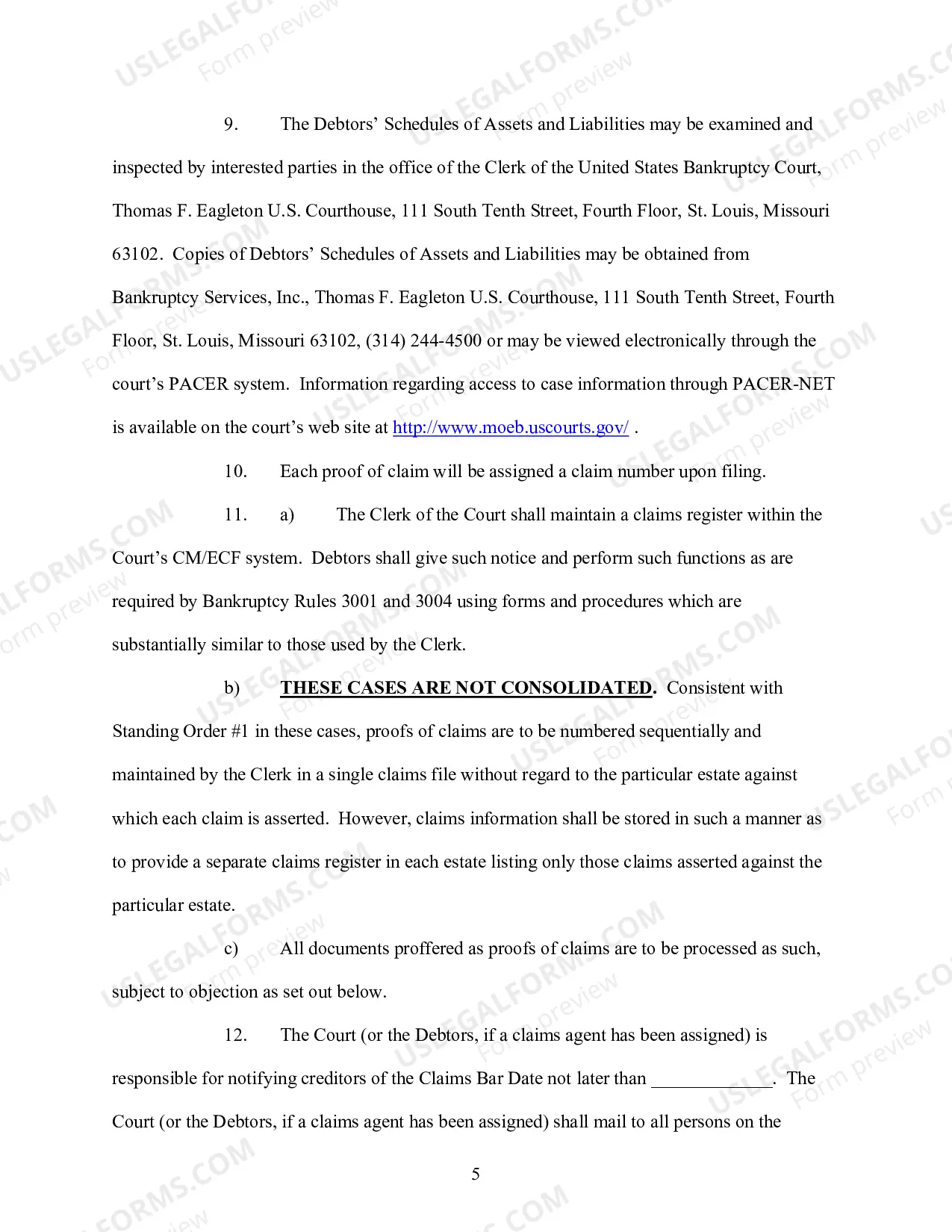 Preview Setting Claims Bar Date, Establishing Claims Processing and Objection Procedures