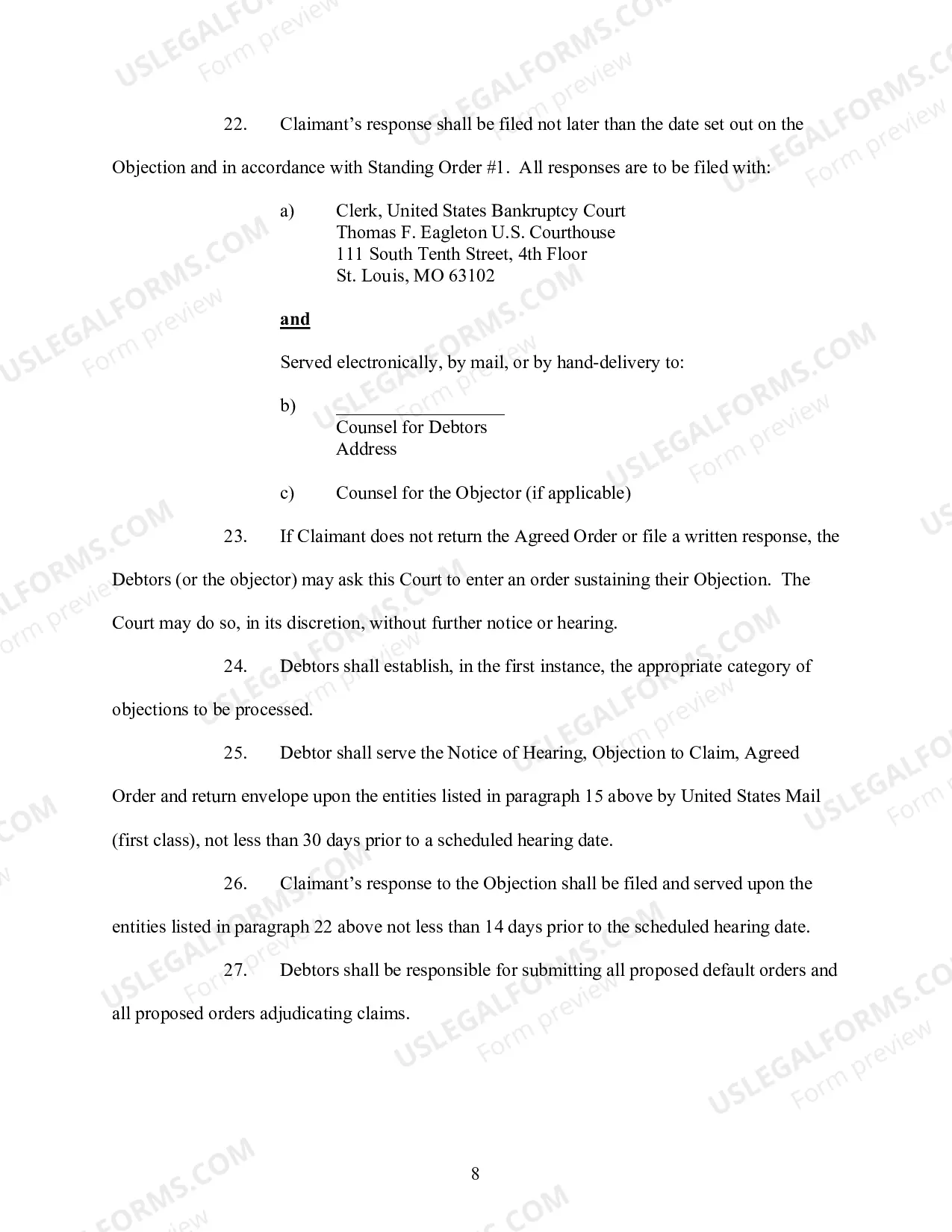Preview Setting Claims Bar Date, Establishing Claims Processing and Objection Procedures